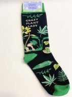 Crazy Plant Lady Socks X